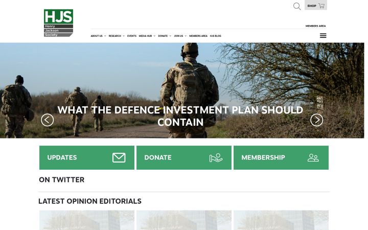 Screenshot ta' henryjacksonsociety.org