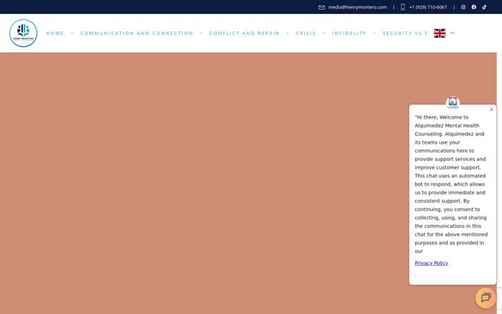 Screenshot of henrymontero.com