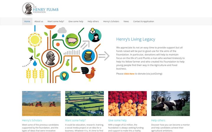 Screenshot of henryplumbtrust.org