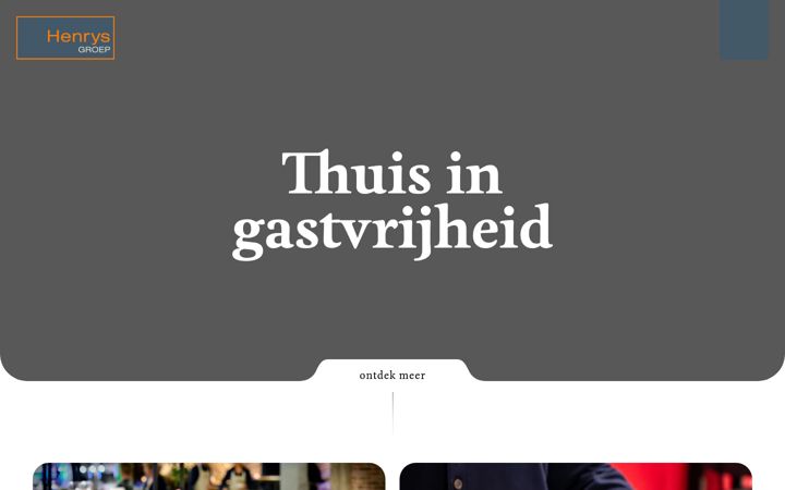 Screenshot of henrys-groep.nl