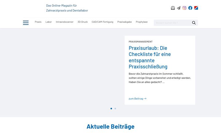 Screenshot of henryschein-mag.de