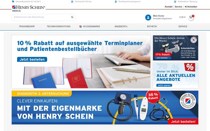 Screenshot of henryscheinmed.at
