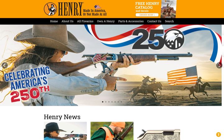 Screenshot of henryusa.com