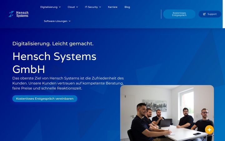 Screenshot of hensch-systems.de