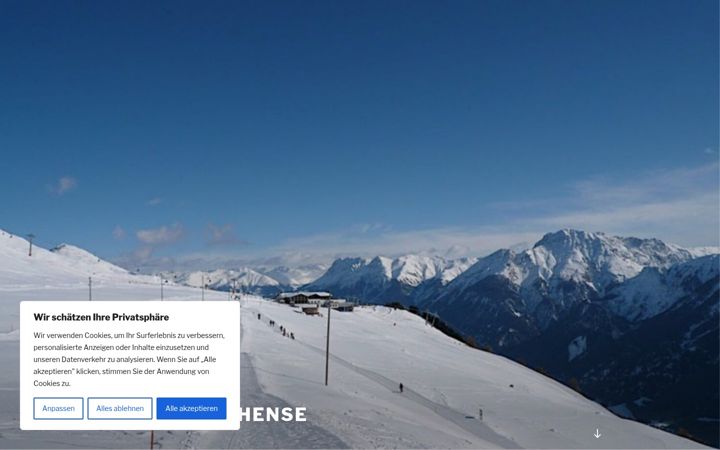 Screenshot of hense.com