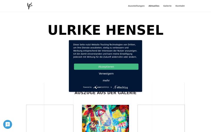 Screenshot of hensel-kunst.de