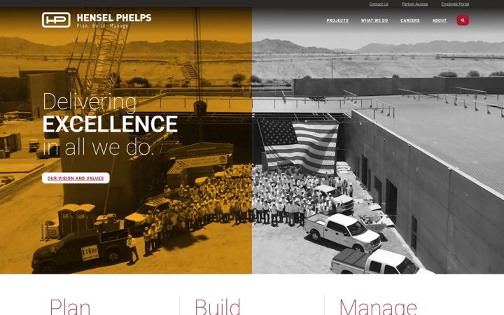Screenshot of henselphelps.com