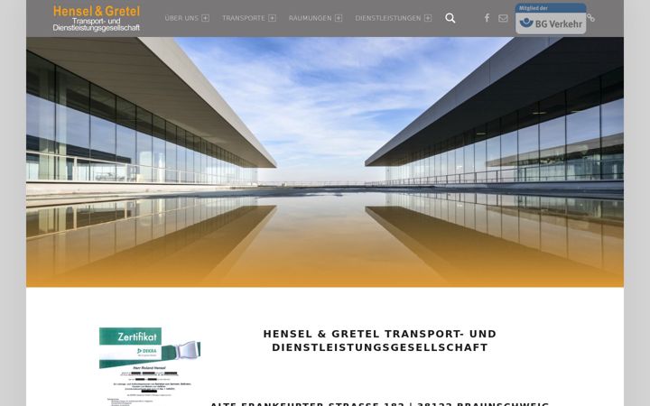 Screenshot of henselundgretel.net