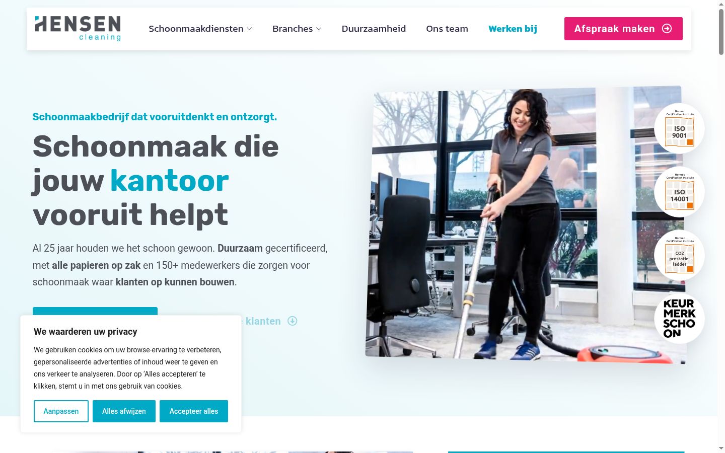 Screenshot tal-banner tal-kunsens muri qabel kwalunkwe interazzjoni