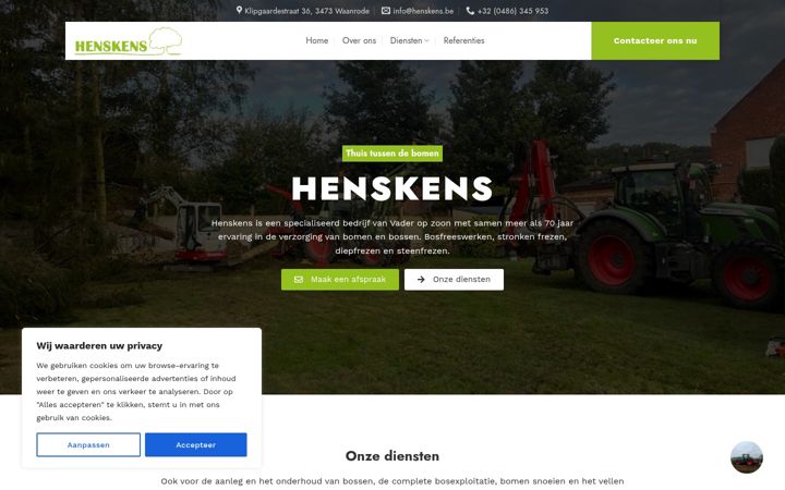 Screenshot of henskens.be