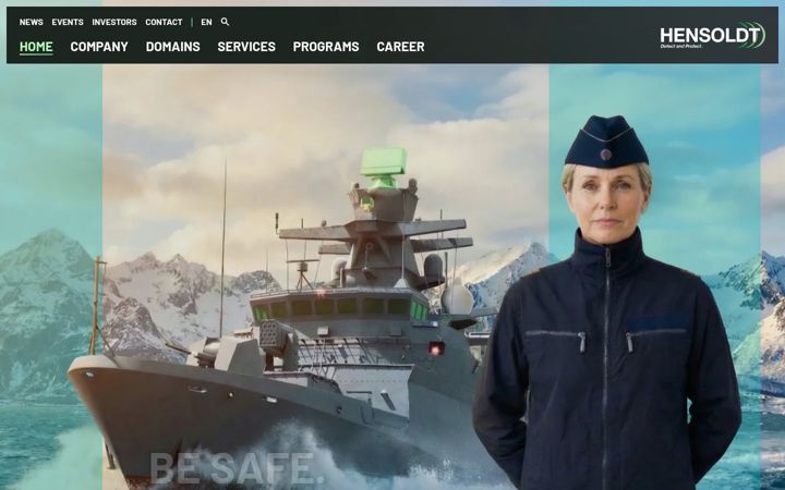 Screenshot of hensoldt-cyber.com