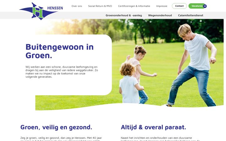 Screenshot of henssen.nl