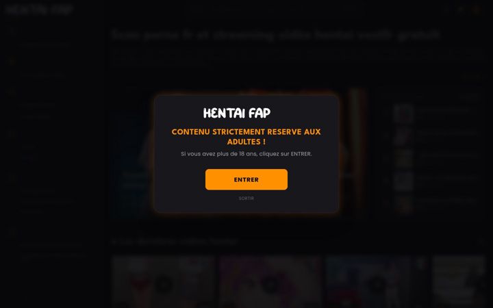 Screenshot of hentai-fap.fr