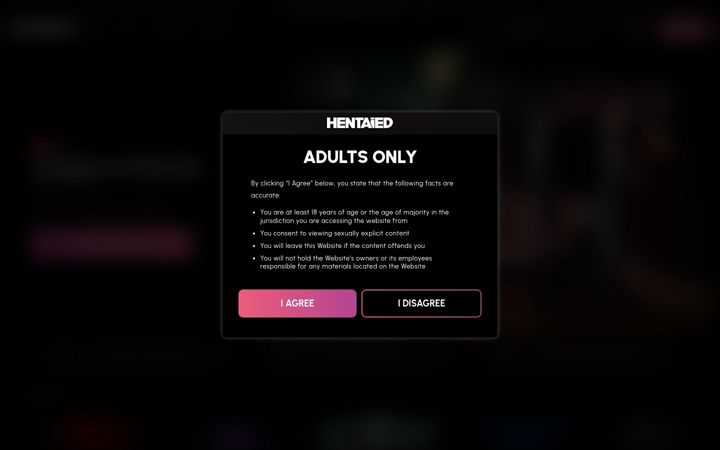 Screenshot of hentaied.com