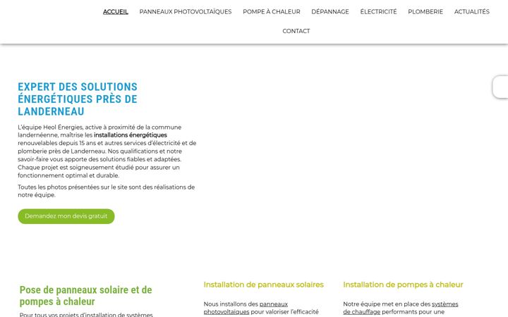 Screenshot of heolenergies.fr