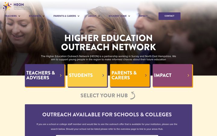 Screenshot of heon.org.uk
