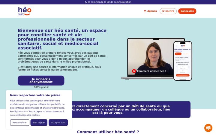 Screenshot of heosante.org