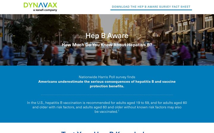 Screenshot of hepbaware.com