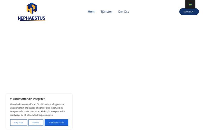 Screenshot of hephaestus.se
