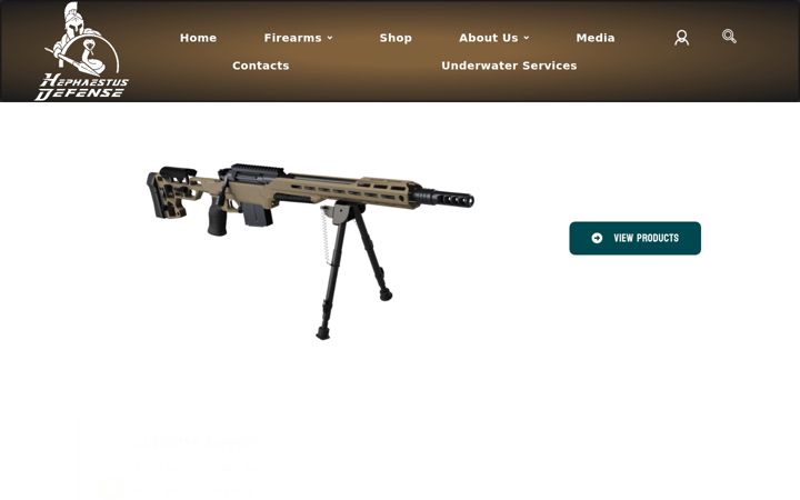 Skærmbillede af hephaestusdefense.com