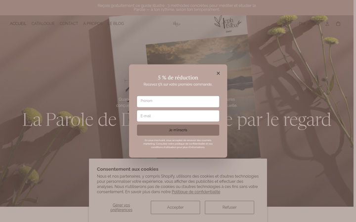 Screenshot of hephtsibadiary.com