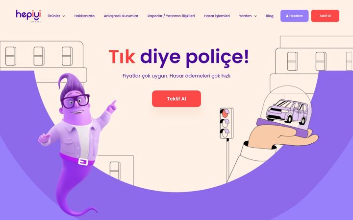 Screenshot of hepiyi.com.tr