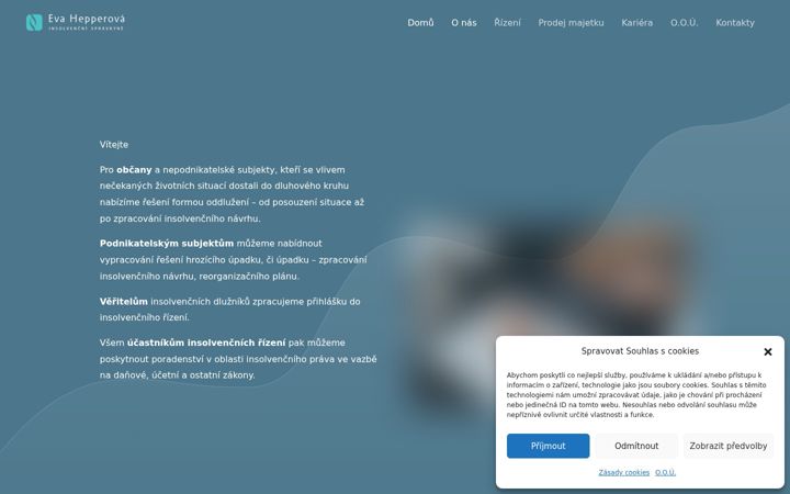 Screenshot of hepperova.cz