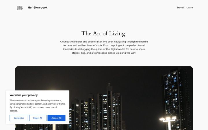 Screenshot of her-storybook.com