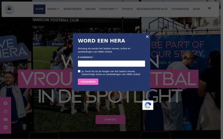 Snímek obrazovky hera-united.nl