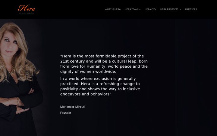 Screenshot of heracity.org