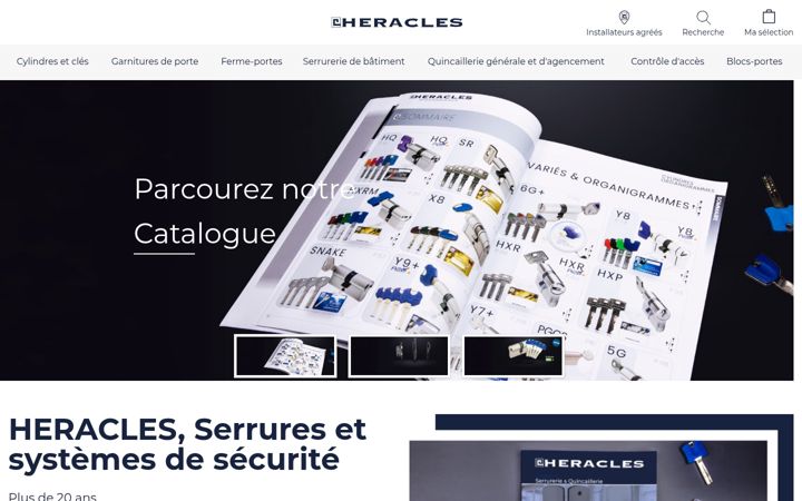 Screenshot of heracles.fr