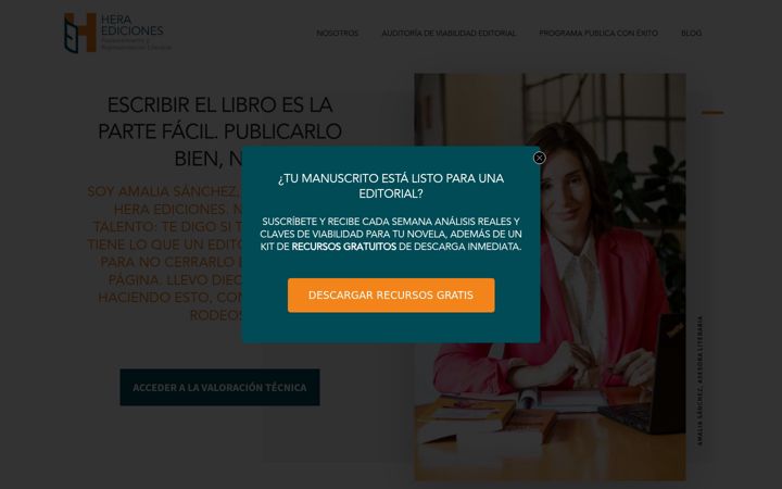 Screenshot of heraediciones.es
