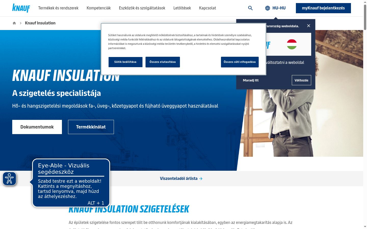 Screenshot tal-banner tal-kunsens muri qabel kwalunkwe interazzjoni