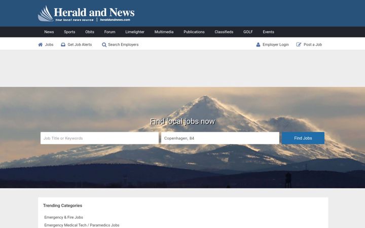 Screenshot of heraldandnewsjobs.com