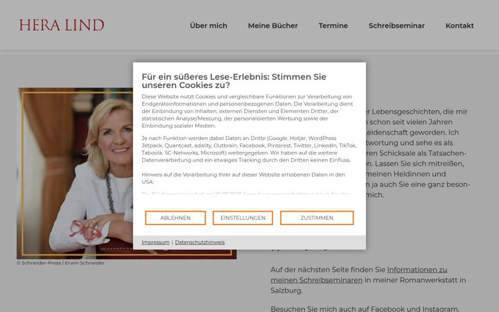 Screenshot of heralind.com