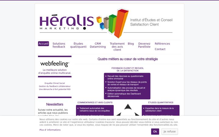 Screenshot of heralis.com
