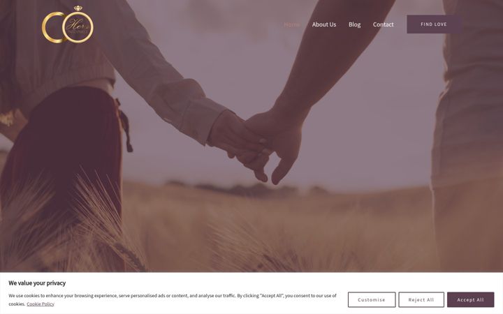 Screenshot of heramatchmaker.com