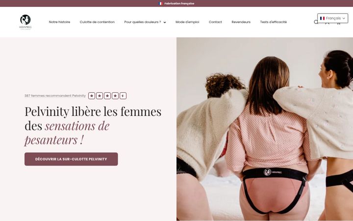Screenshot of herapreg.com