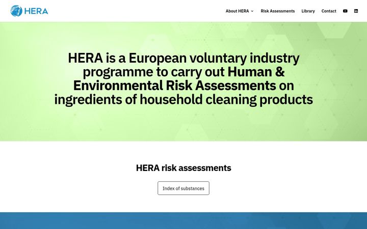 Screenshot of heraproject.com