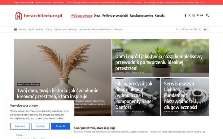 Screenshot of herarchitecture.pl