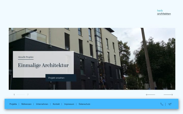 Screenshot of herb-architekten.de