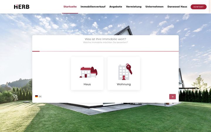 Screenshot of herb-immobilien.com