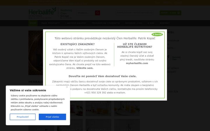 Screenshot of herba-produkty.sk