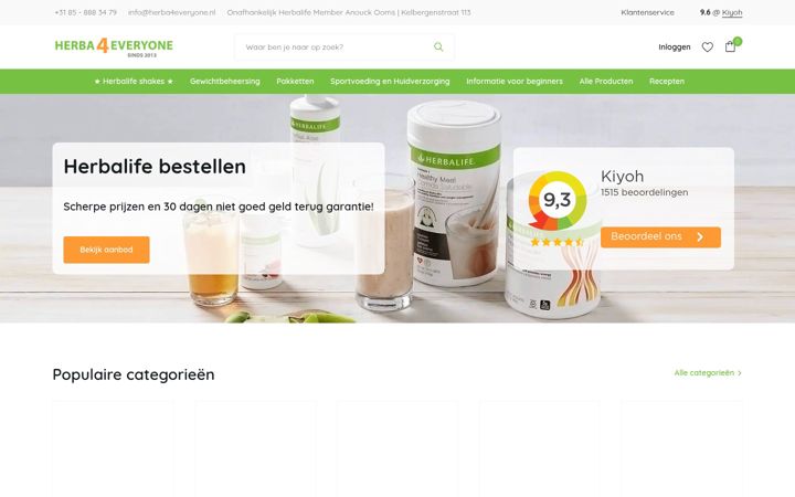 Screenshot of herba4everyone.nl