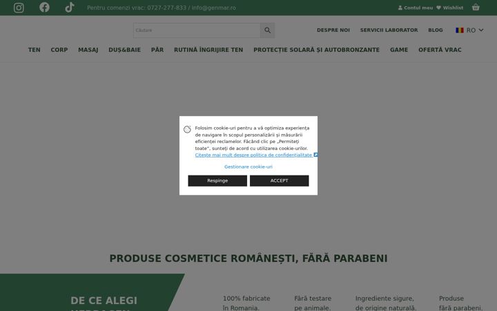 Screenshot of herbagen.ro