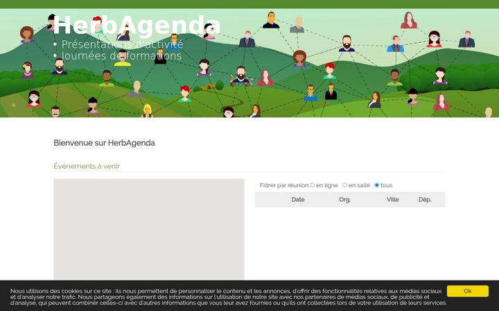 Screenshot of herbagenda.com