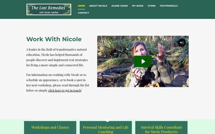 Screenshot of herbalistwoman.com
