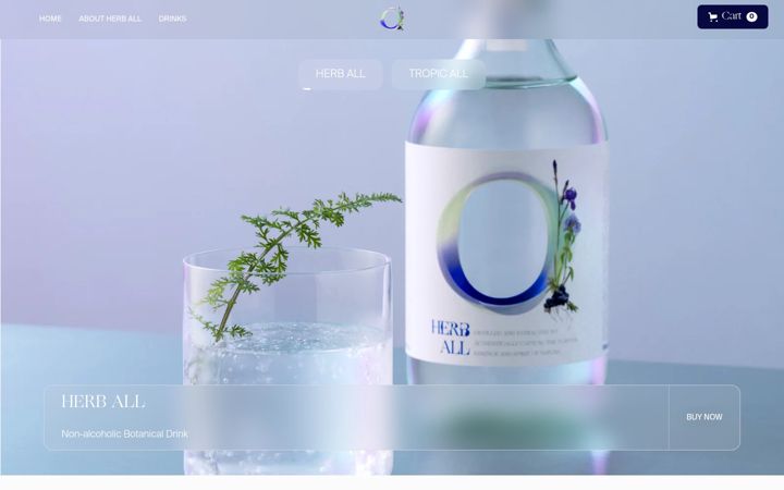 Screenshot of herballdrinks.com