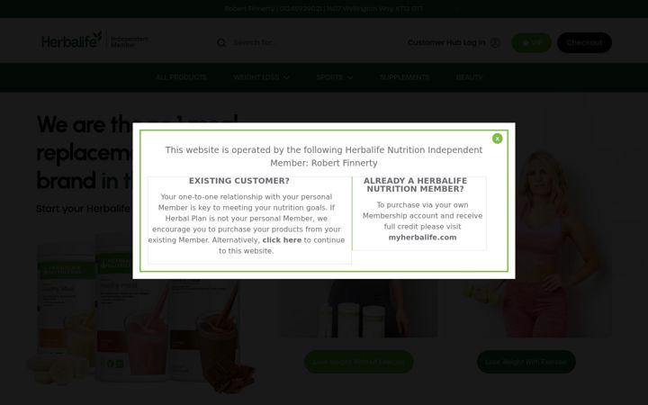 Screenshot of herbalplan.com