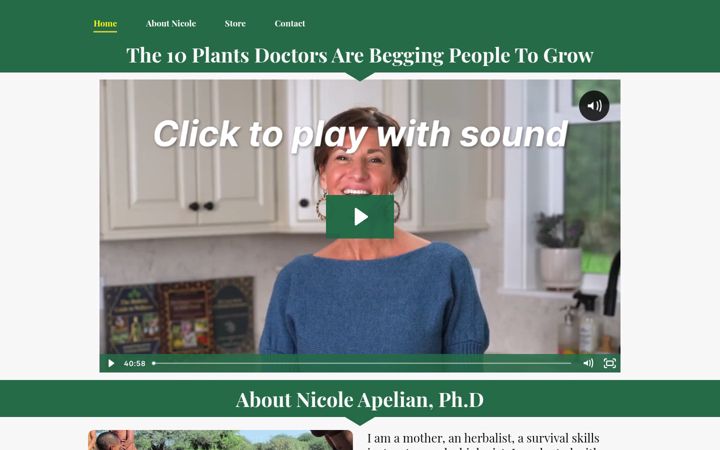 Screenshot of herbalseedkit.com